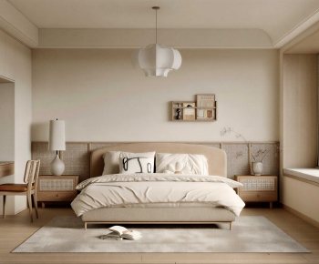 Wabi-sabi Style Bedroom-ID:704677107
