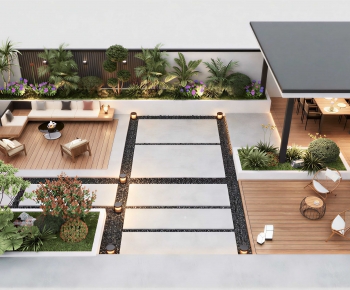 Modern Courtyard/landscape-ID:383433106