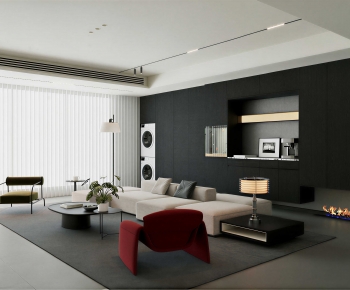 Modern A Living Room-ID:371259931
