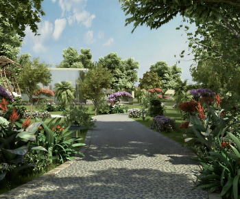 Modern Garden Landscape-ID:632707121