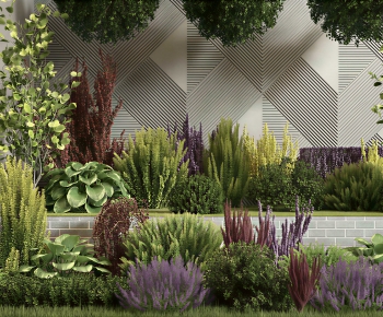 Modern Plant Landscaping-ID:438955073