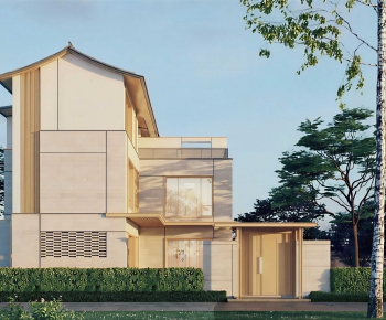 New Chinese Style Detached Villa-ID:642142063