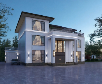 New Chinese Style Detached Villa-ID:778117904