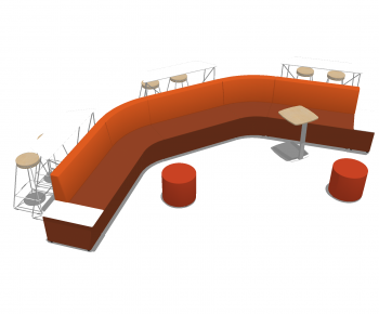 Modern Card Seat Sofa-ID:322839023
