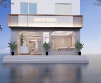 Modern Facade Element-ID:522701983