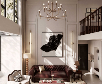 Modern A Living Room-ID:916682007