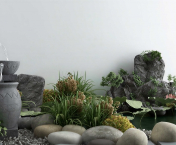 New Chinese Style Garden-ID:525580882