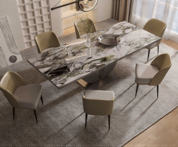 Modern Dining Table And Chairs-ID:914314035