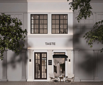 Modern Facade Element-ID:640300992