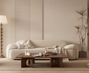 Wabi-sabi Style Sofa Combination-ID:415664915
