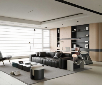 Modern A Living Room-ID:557682995