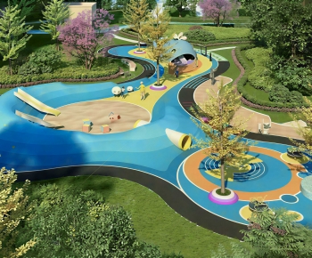 Modern Park Landscape-ID:967434881