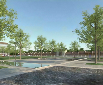 Modern Park Landscape-ID:163219014