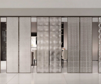 Modern Glass Screen Partition-ID:171031002