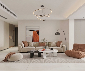 Modern A Living Room-ID:983369111