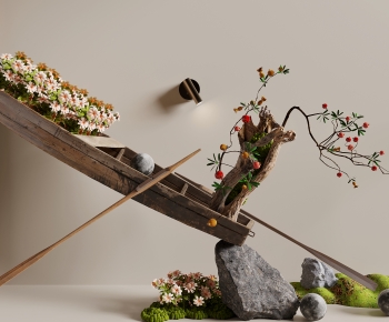 New Chinese Style Plant Landscaping-ID:634125955