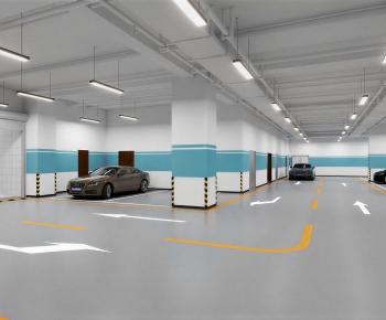 Modern Underground Garage-ID:866873034