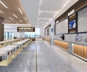 Modern Office Canteen-ID:842464922