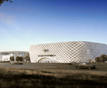 Modern Public Building-ID:631309995