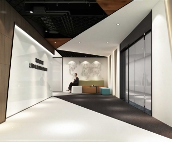 Modern Office Reception Desk-ID:510044107