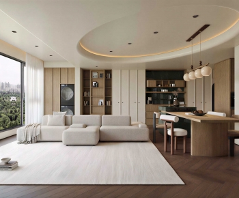 Modern A Living Room-ID:379486083