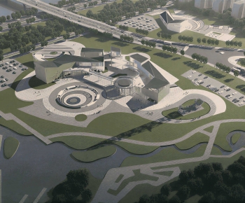 Modern Architectural Bird's-eye View Planning-ID:984539034