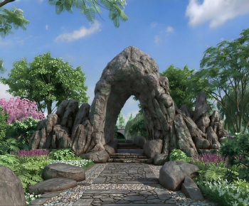 Chinese Style Courtyard/landscape-ID:283258915
