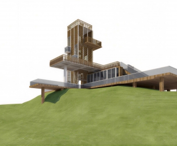 Modern Appearance Of Commercial Building-ID:564996007