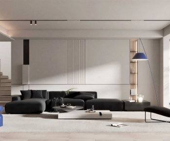 Modern A Living Room-ID:747318983