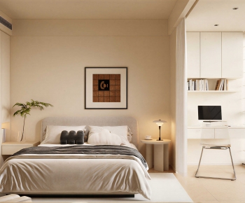 Wabi-sabi Style Bedroom-ID:304769992