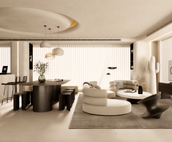 Modern A Living Room-ID:345134979