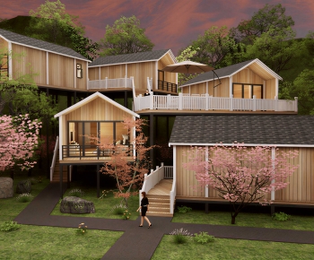 New Chinese Style Appearance Of Commercial Building-ID:799345976