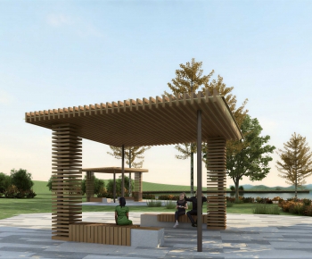 Modern Park Landscape-ID:261873017