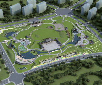 Modern Architectural Bird's-eye View Planning-ID:626826054