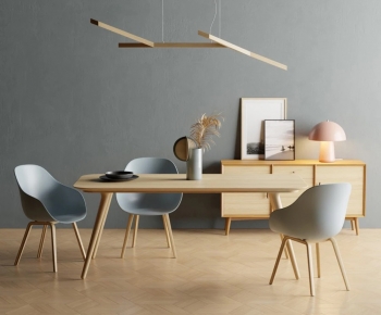 Nordic Style Dining Table And Chairs-ID:776319583