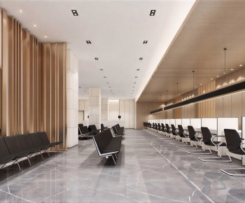 Modern Office Reception Desk-ID:426193005