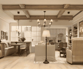 Retro Style A Living Room-ID:102040816