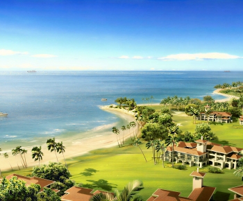Modern Architectural Bird's-eye View Planning-ID:415577895