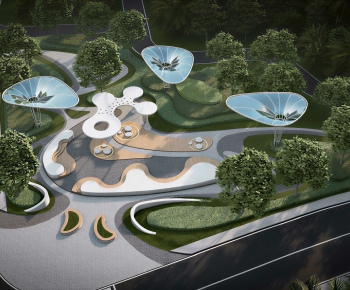 Modern Park Landscape-ID:225315094