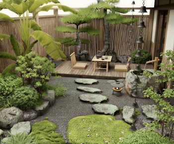 New Chinese Style Courtyard/landscape-ID:343225967