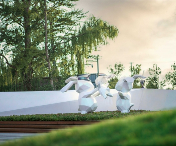 Modern Sculpture Sketch-ID:744684931