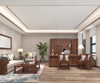New Chinese Style Manager's Office-ID:277453905