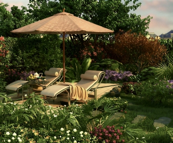 Modern Courtyard/landscape-ID:107389936