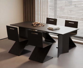 Modern Dining Table And Chairs-ID:909573086