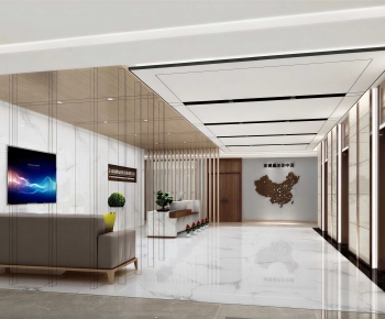 Modern Office Reception Desk-ID:361066101