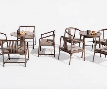 New Chinese Style Leisure Table And Chair-ID:663463125