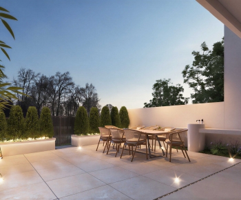 Modern Courtyard/landscape-ID:503937969