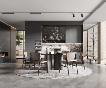 Modern Dining Room-ID:822360047