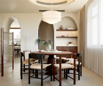 Wabi-sabi Style Dining Room-ID:809350014