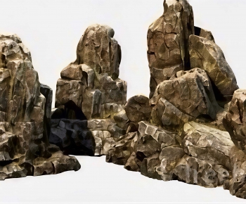 Modern Rockery Waterscape-ID:864226104